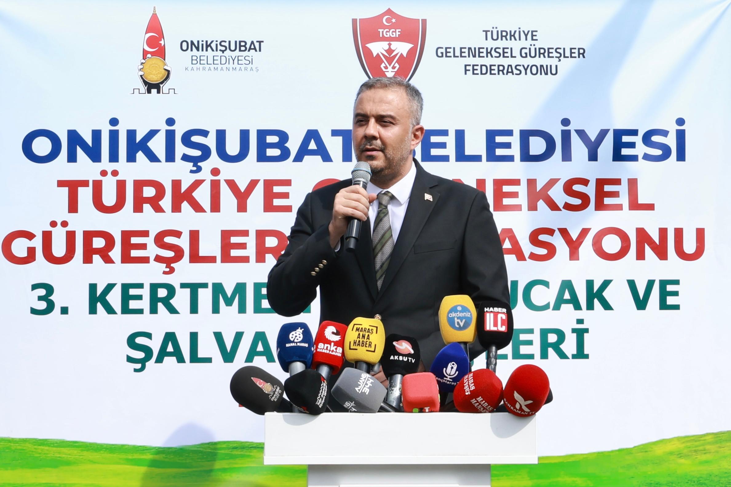 Kahramanmaraş'ta uzun bir aranın ardından yeniden güreş...