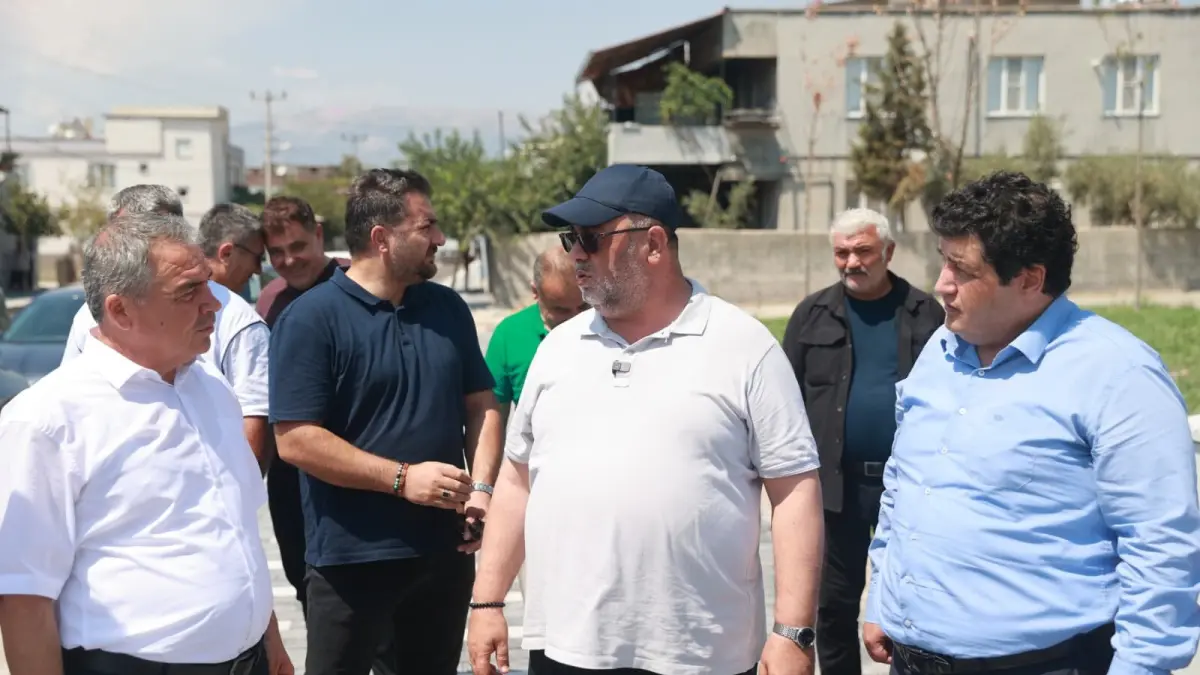 Başkan Mehmet Akpınar teftişte...