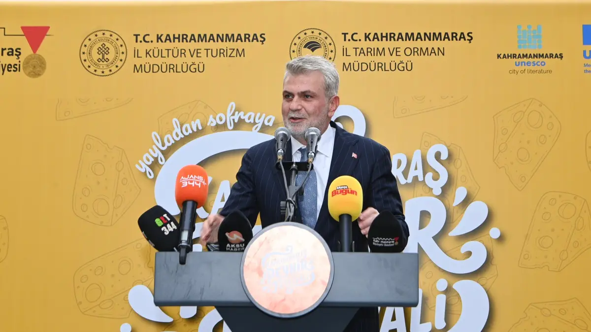 Kahramanmaraş'ın Peynir çeşitleri Festivalde sergilendi
