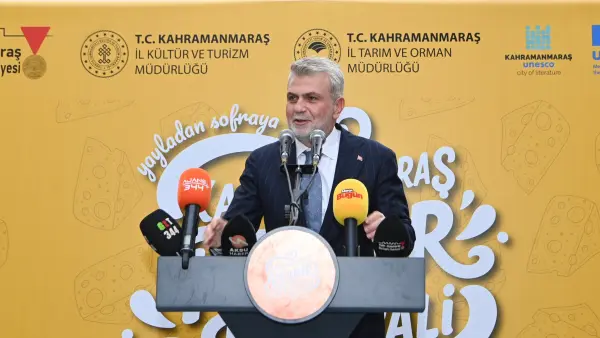 Kahramanmaraş'ın Peynir çeşitleri Festivalde sergilendi