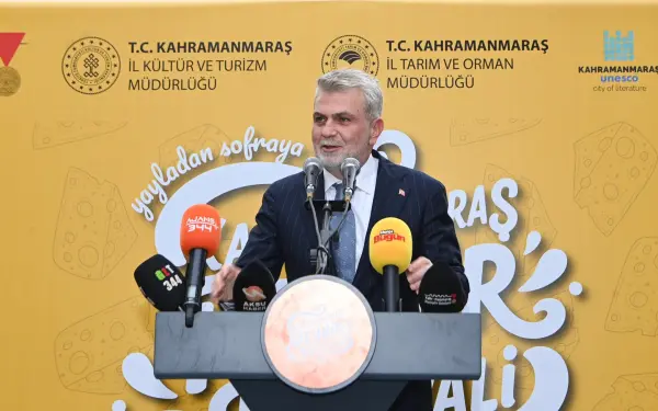 Kahramanmaraş'ın Peynir çeşitleri Festivalde sergilendi
