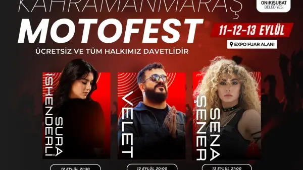 Motofest 12 Eylül Cumartesi günü 18.00’de açılıyor.