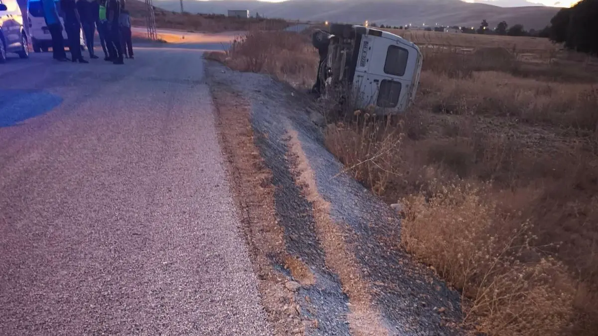 Kahramanmaraş Elbistan'da kaza:1 ölü
