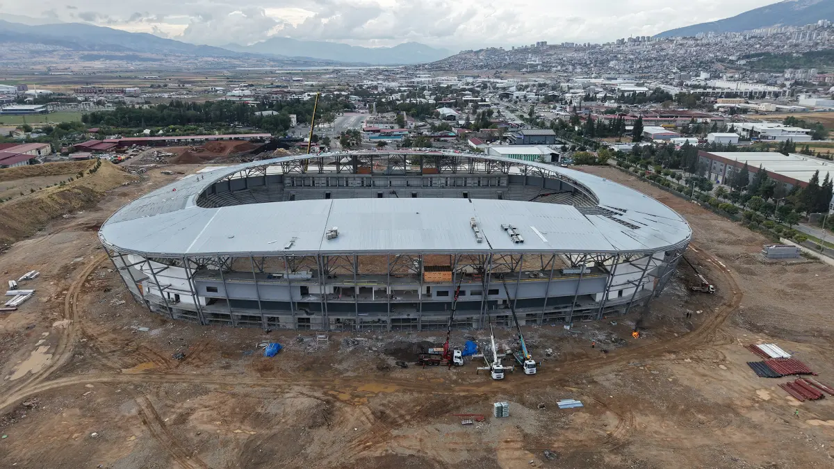6 Şubat Depreminden sonra yıkılan Kahramanmaraş Stadyumu’nda adım adım sona doğru