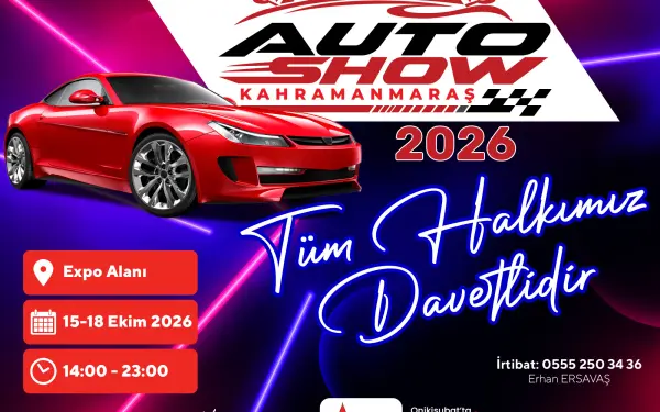 Bölgenin en büyük Auto Show’u ikinci kez Kahramanmaraş’ta kapılarını açıyor!