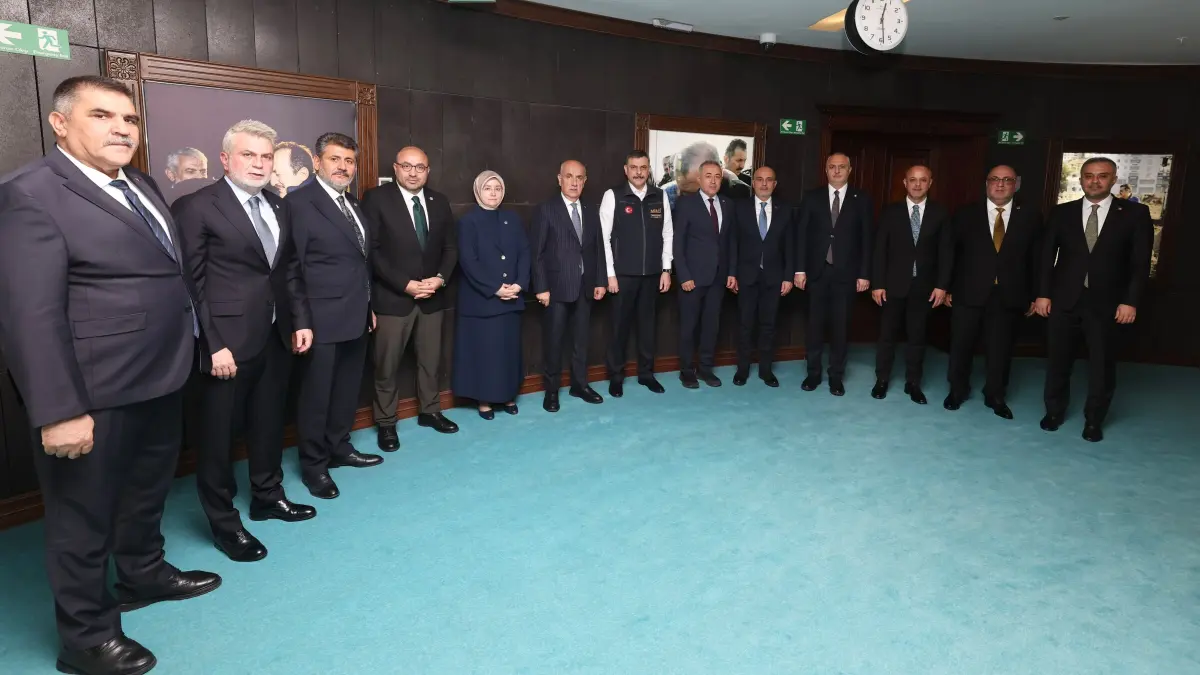AK Parti Kahramanmaraş Heyetinden İçişleri Bakanı Çiftçi’ye ziyaret