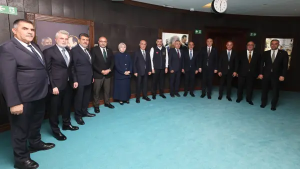 AK Parti Kahramanmaraş Heyetinden İçişleri Bakanı Çiftçi’ye ziyaret