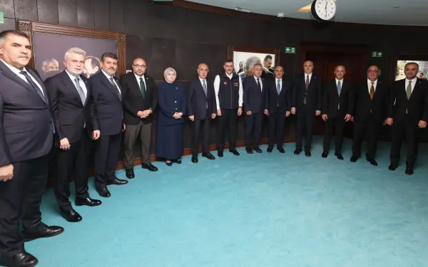 AK Parti Kahramanmaraş Heyetinden İçişleri Bakanı Çiftçi’ye ziyaret