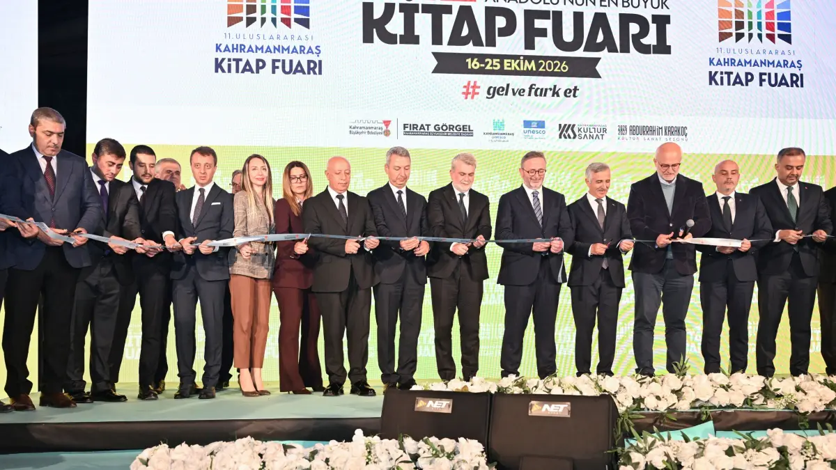 11. Uluslararası Kahramanmaraş Kitap Fuarı kapılarını açtı
