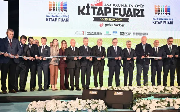 11. Uluslararası Kahramanmaraş Kitap Fuarı kapılarını açtı