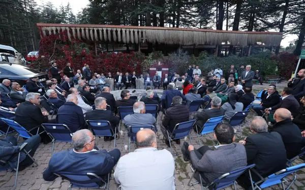 Onikişubat Belediye Başkanı Hanifi Toptaş,muhtarlarla Başkonuş Yaylası’nda buluştu.