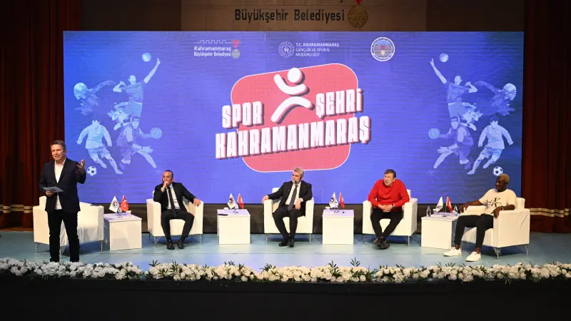 Spor Şehri Kahramanmaraş Panelinde Futbolun Önemli İsimleri Buluştu.